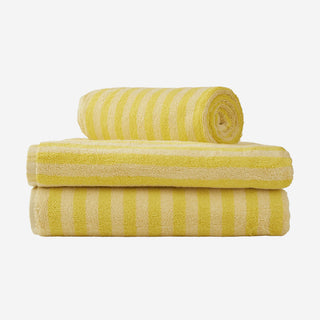 Naram Towel Pristine & Neon Yellow