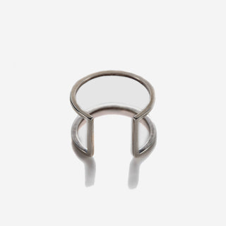 Open Square Ring Sterling Silver
