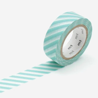 10M - Stripe Mint Masking Tape
