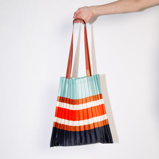 Sorrento Dust Pleated Tote Bag