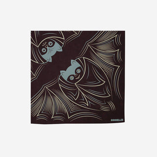 Hanging COCHAE Water-Repellent Bat Dark Brown Furoshiki Wrapping