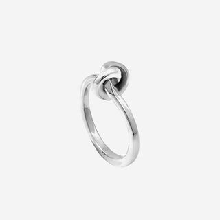 Wire Knot Ring Silver