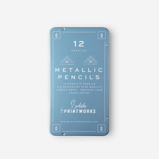 12 Metallic Pencils