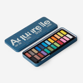 Watercolor 24 Aquarelle-Farben Set