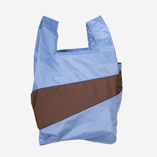 The New Shoppingbag L Mist & Brown