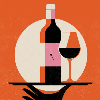 Make Time For Wine Art Print - Kunstdruck