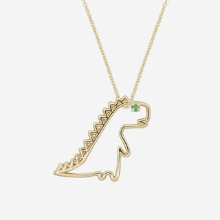 Dino Emerald Necklace