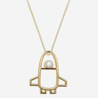 Space Shuttle Pearl Necklace