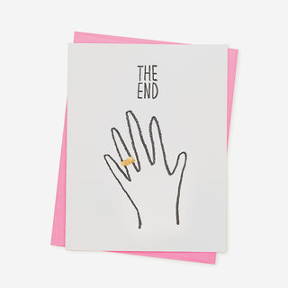 The End Greeting Card
