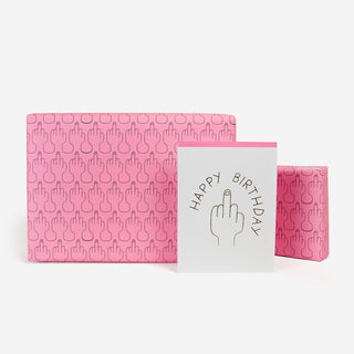 Middle Finger Wrapping Paper