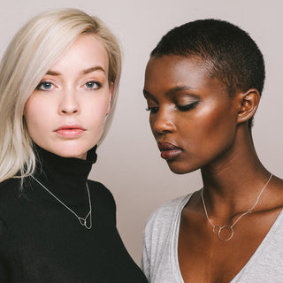 Raindrops Necklace Silver