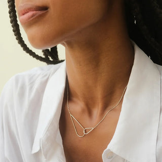 Raindrops Necklace Silver