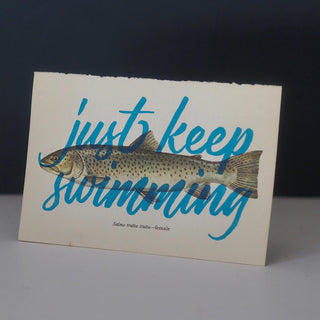 Keep Swimming - Lucky Dips Siebdruck