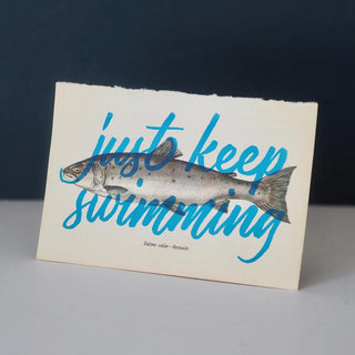 Keep Swimming - Lucky Dips Siebdruck