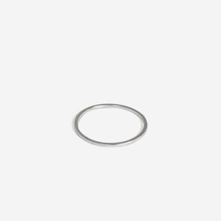 Plain Thin Band Ring Sterling Silver