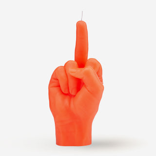 F*ck You Neon Orange CandleHand Kerze