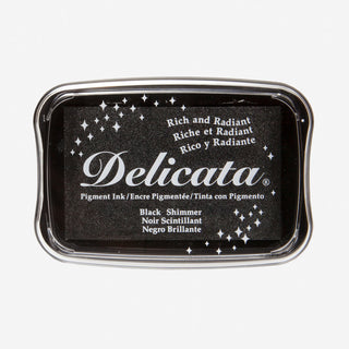Delicata Black Shimmer Ink Pad