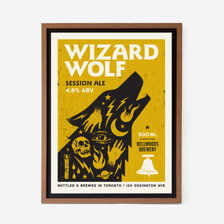 Wizard Wolf Screen Print