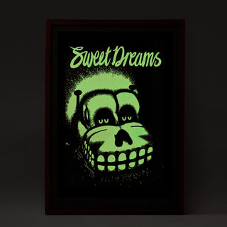 Sleeping With The TV On (Sweet Dreams) Screen Print