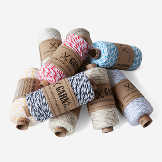 Baker's twine turquoise-white