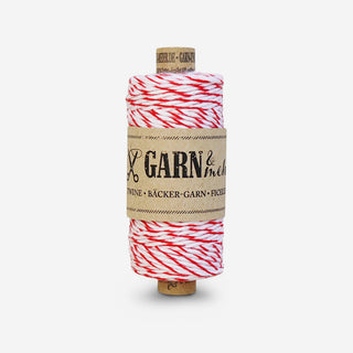 Baker's twine red-white