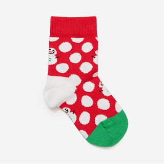 Kids Big Dot Snowman Socken