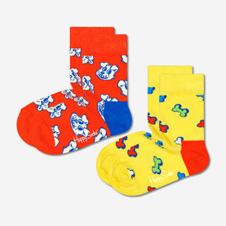 Kids Dog & Bone Socken 2-Pack