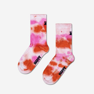 Kids Tie-dye Socks - Pink Orange