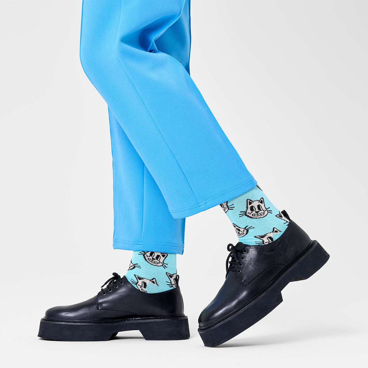 Happy Socks - & rikiki. Blue Grafik Produkt – Cat Light Socken