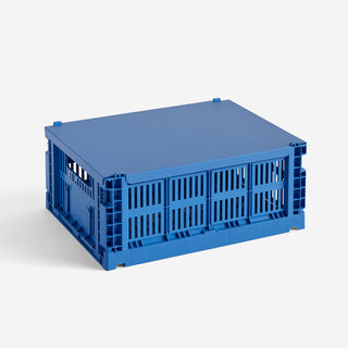 Colour Crate Lid M Electric Blue