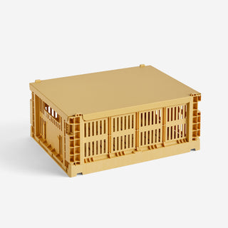 Colour Crate Lid M Golden Yellow
