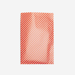 Gift Bag Medium Stripe - Red Lavender
