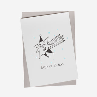 Shooting Star Weihnachtskarte