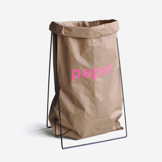 Paper Bag Holder - Black Tütenhalter
