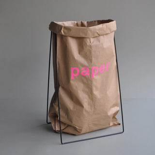 Paper Bag Holder - Black Tütenhalter