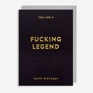 Fucking Legend Birthday Grußkarte