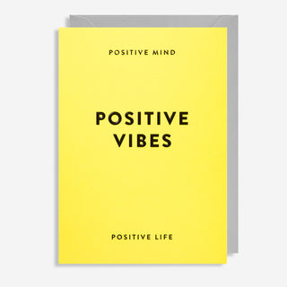 Positive Vibes Greeting Card