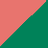 Light Green - Burnt Coral
