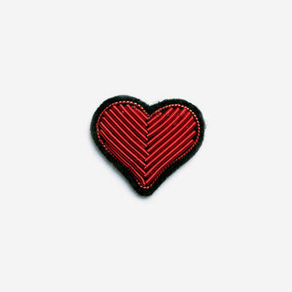 Brooch Heart Red