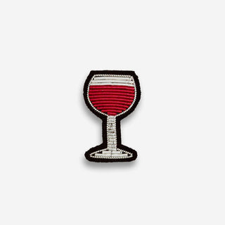 Brosche Glass of Red Wine
