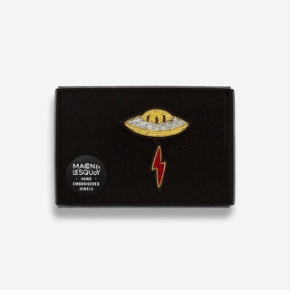 UFO brooch
