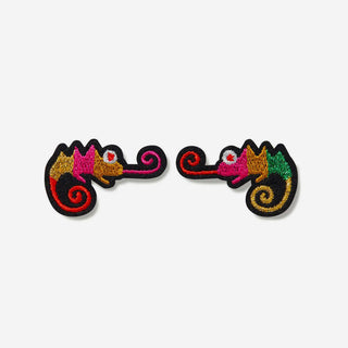 Patches Chameleon - Bügel-Aufnäher