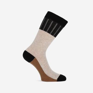 Clarisse Sock - Off White Black