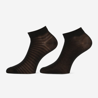 Fay Sneaker Socks - Black 2-Pack