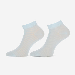 Fay Sneaker Socks - Light Blue 2-Pack