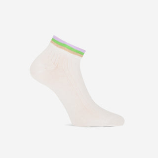 Felice Sneaker-Socken - White Colorfull 2-Pack