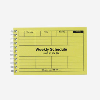 Dayfree Weekly Schedule Neo Citron