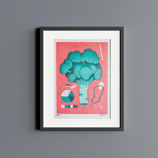 Brokkoli Artprint