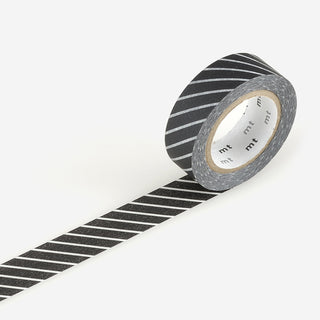 10M - Stripe Black Masking Tape