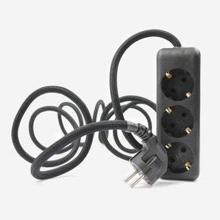 Multi-plug with textile cable – Raven